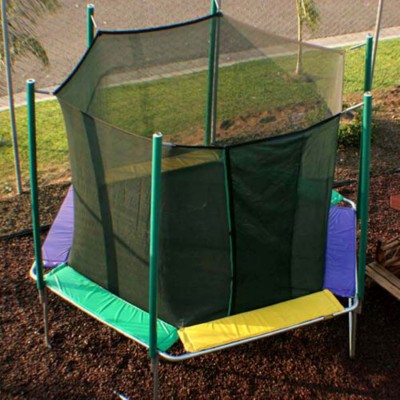 Kidwise Sports Tramp Hexagon 12-ft. Trampoline with Enclosure   